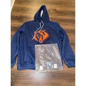 NWT Chicago Bears Hoodie Women’s XL NFL Blue Pullover Hooded Sweatshirt